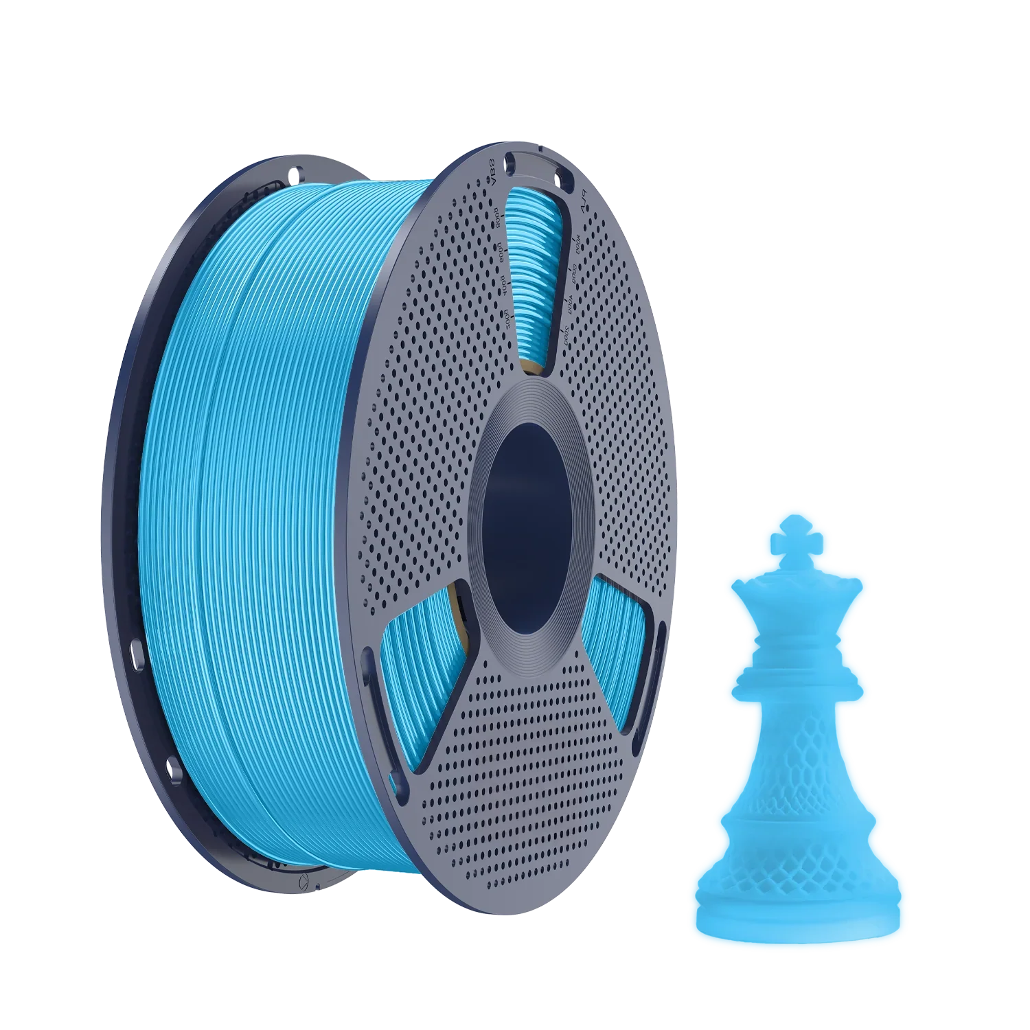 [MOQ: 3KG] Glow in The Dark (Luminous) PLA 3D Printer Filament 1KG
