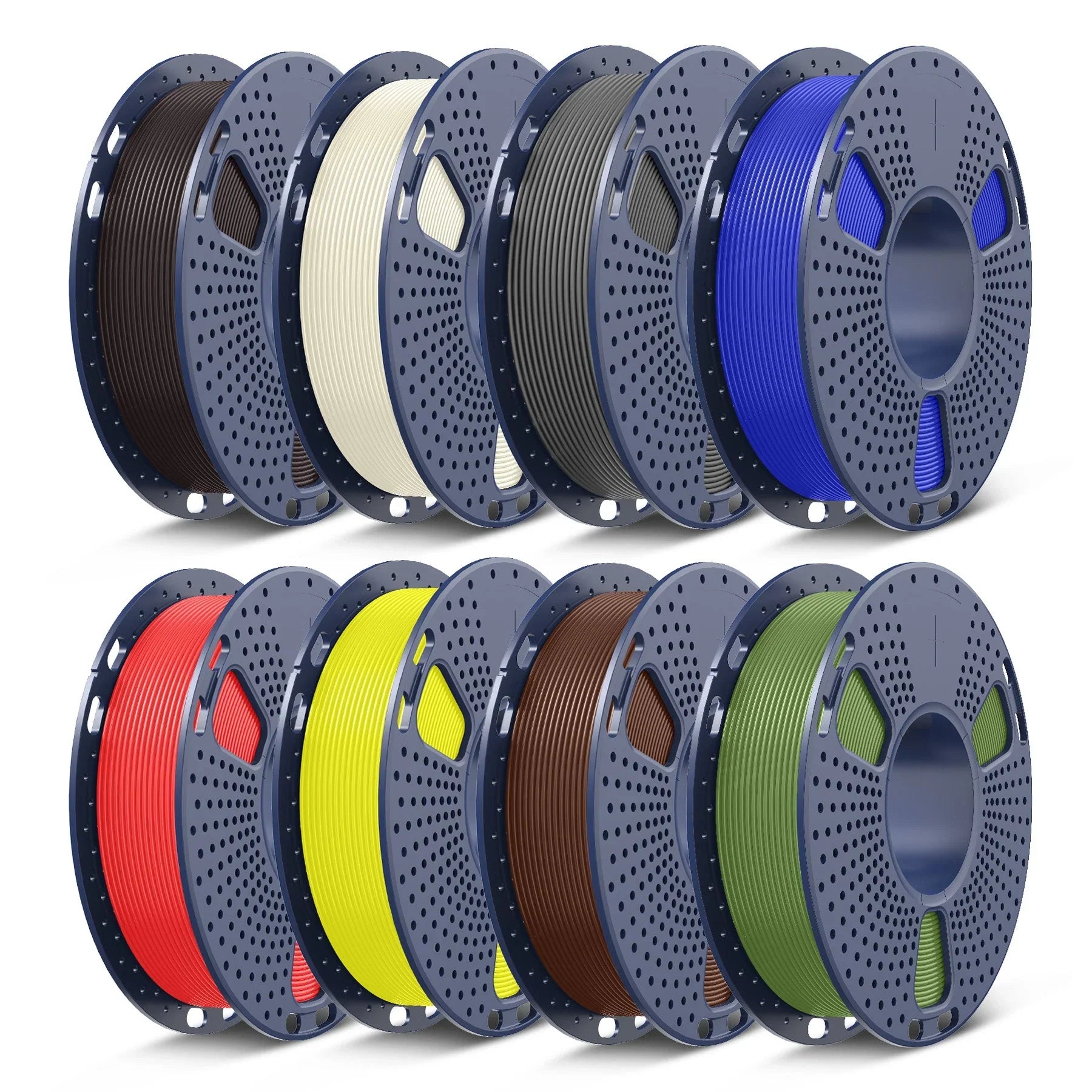 250g Spool PLA, PLA+, PLA+2.0, PLA Meta Multicolor Filament Bundle, 250g*8 Rolls