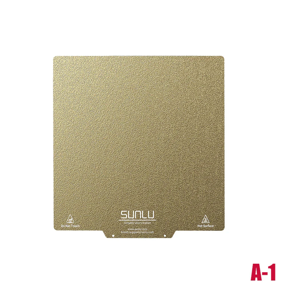 3D Printing PEI Build Plate, Spring Steel Frosted Build Surface, fits all FDM Printer with 235*235mm Build Size, 2A+1B